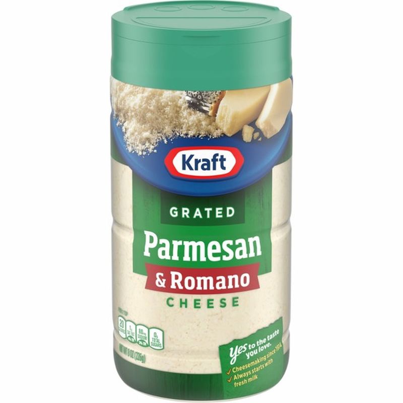 Kraft 100 Grated Parmesan & Romano Cheese (8 oz) from Mariano
