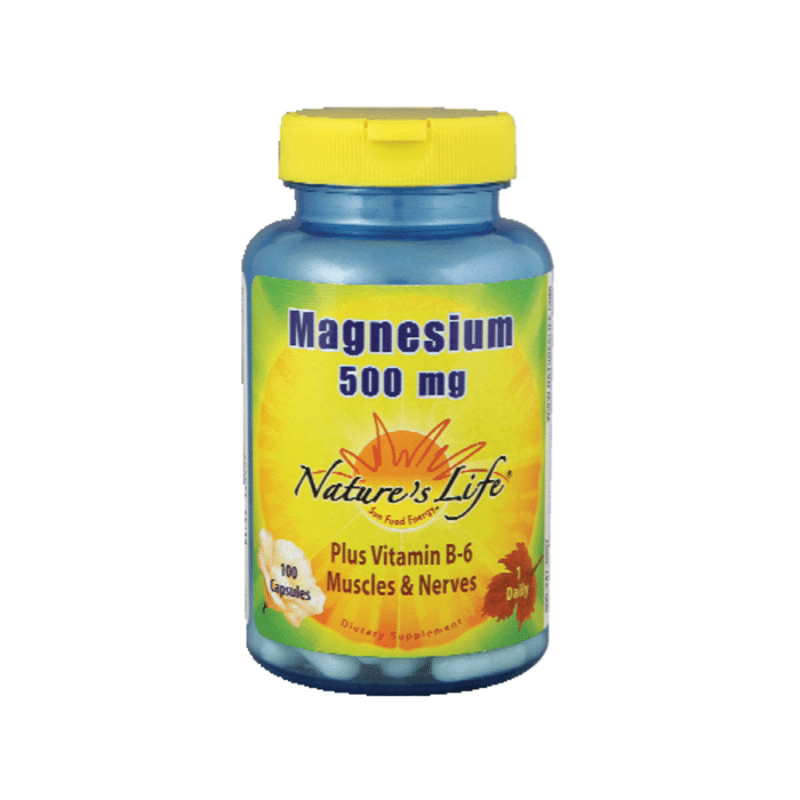 Nature's Life Magnesium Plus Vitamin B6 Muscles And Nerves daily