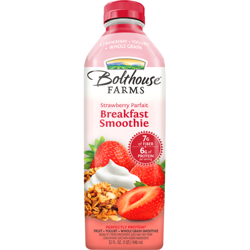Bolthouse Farms Breakfast Smoothie Strawberry Parfait (32 fl oz