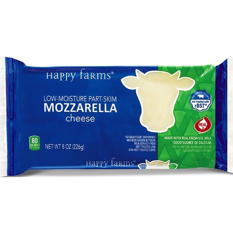 Happy Farms Mozzarella Cheese Block (8 oz) Instacart