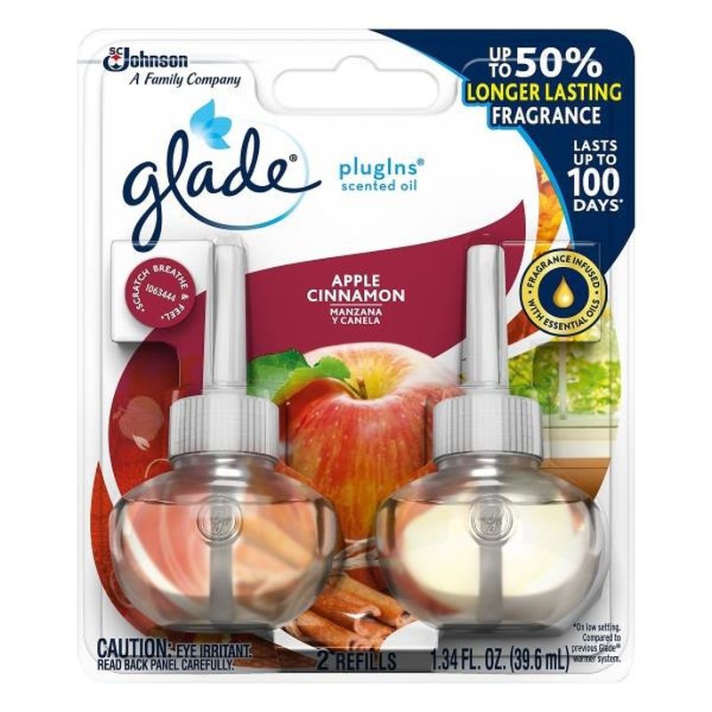 Glade PlugIn Apple Cinnamon Scented Oil (2 ct) from Publix Instacart