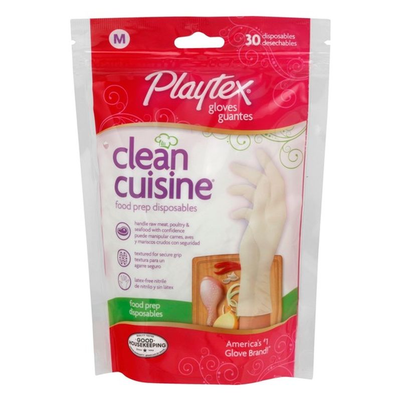 Gloves Playtex Clean Cuisine Food Prep Disposable (30 ct) from HEB