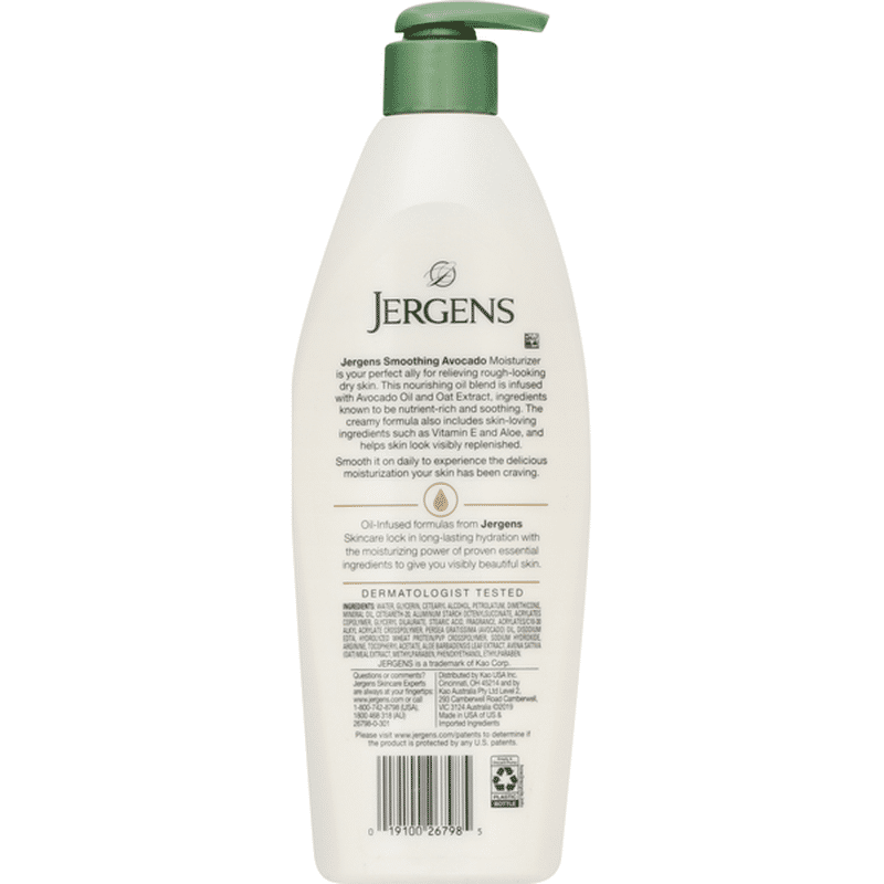 jergens avocado lotion