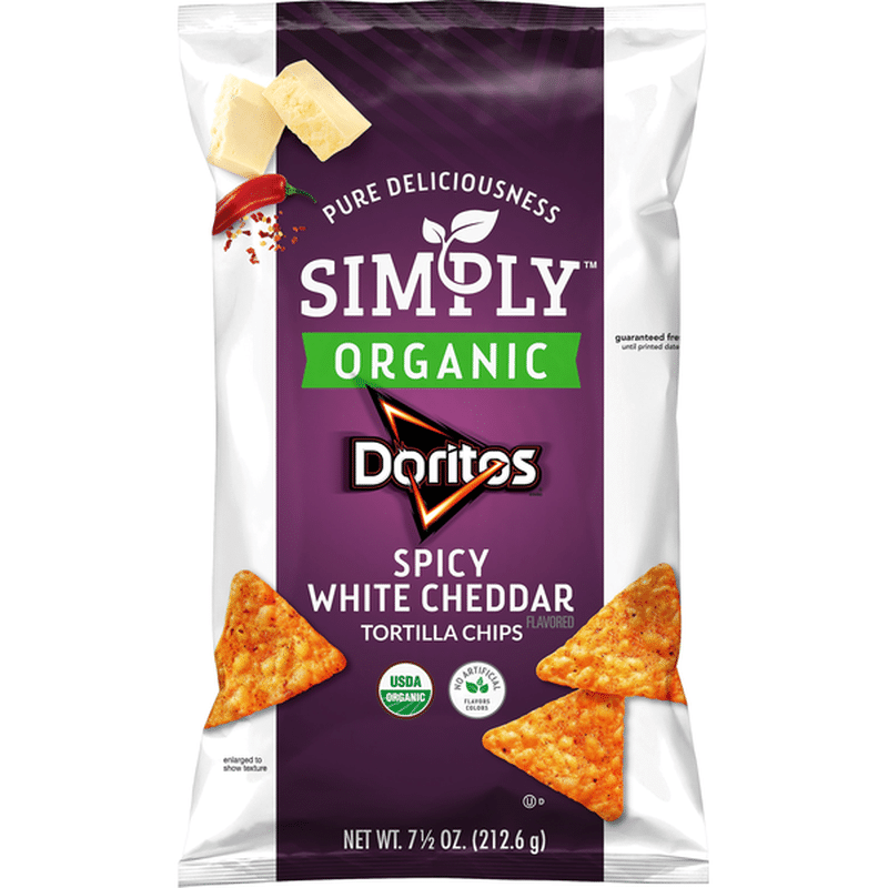 white cheddar tortilla chips