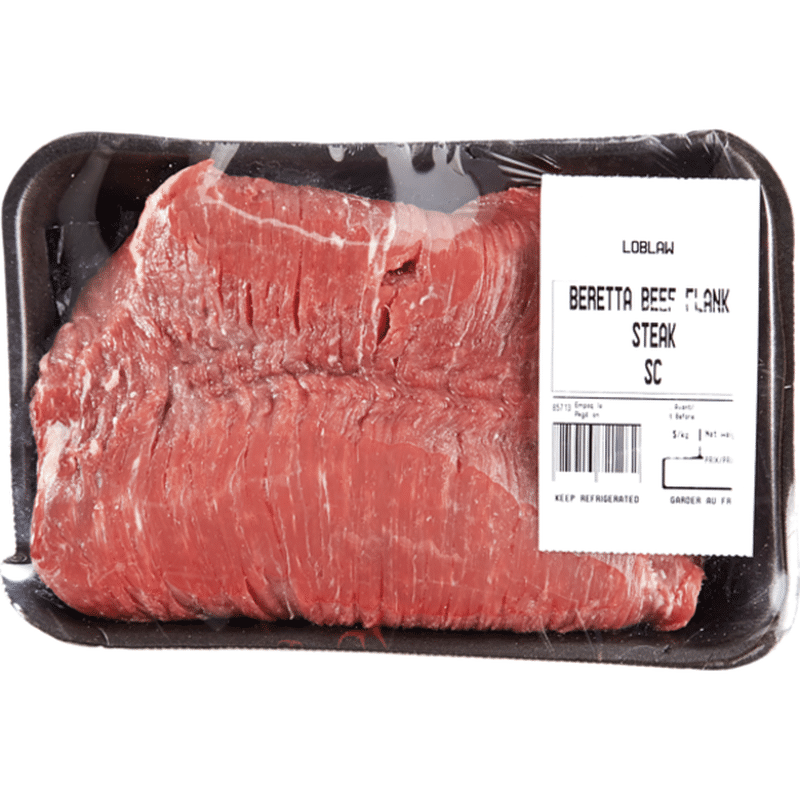 Beef Flank Steak (per g) from Loblaws Instacart