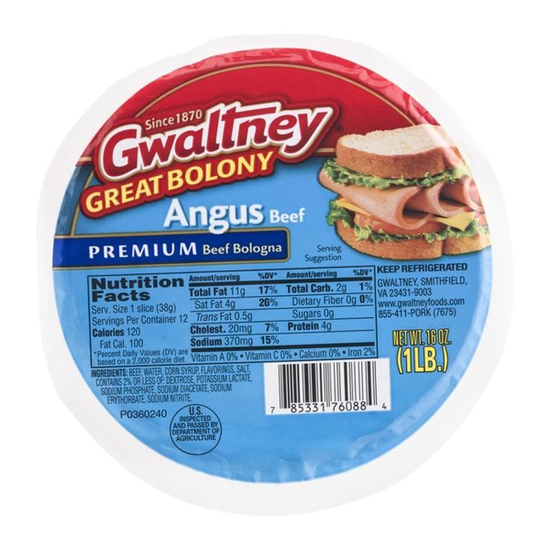 Gwaltney Great Bolony Premium (16 oz) Instacart
