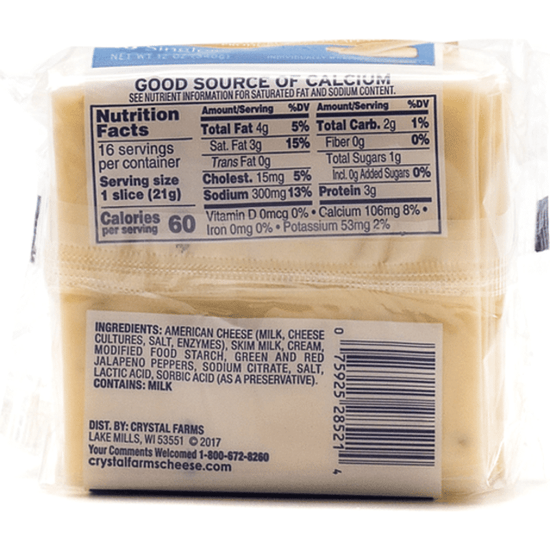 Crystal Famrs Pepper Jack Cheese