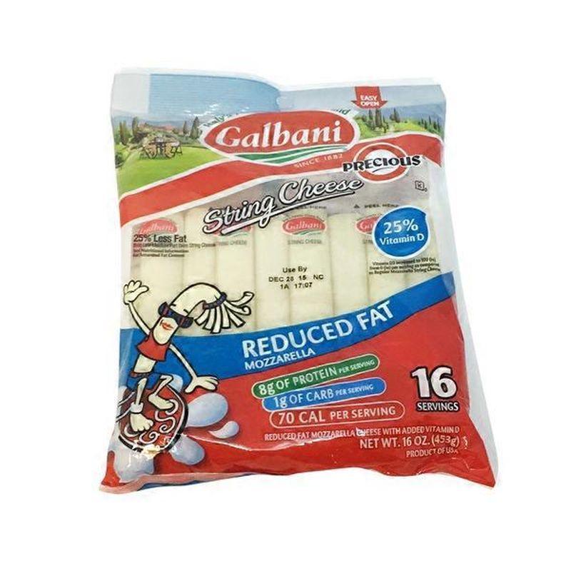 Galbani Dairy Galbani Reduced Fat Mozzarella String Cheese