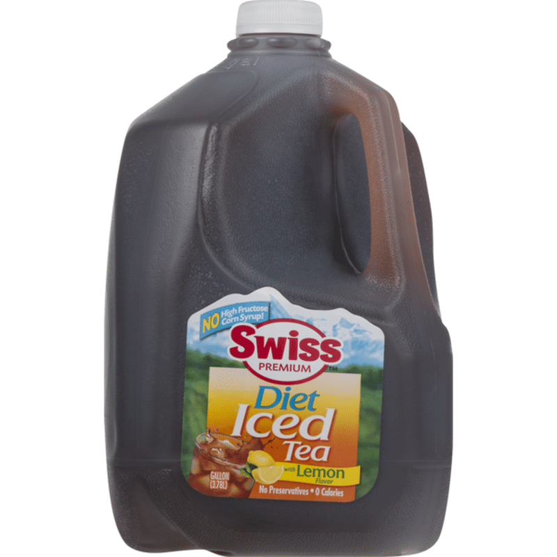 Swiss Premium Diet Iced Tea With Lemon 1 Gal Instacart