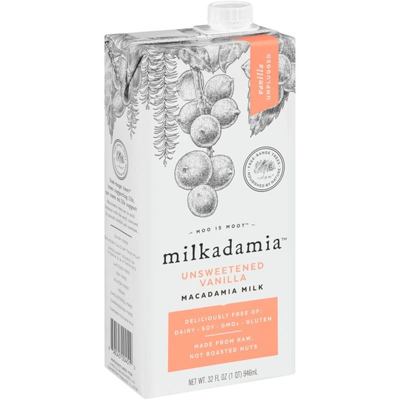 Milkadamia Unsweetened Vanilla Macadamia Milk (32 fl oz) from Safeway ...