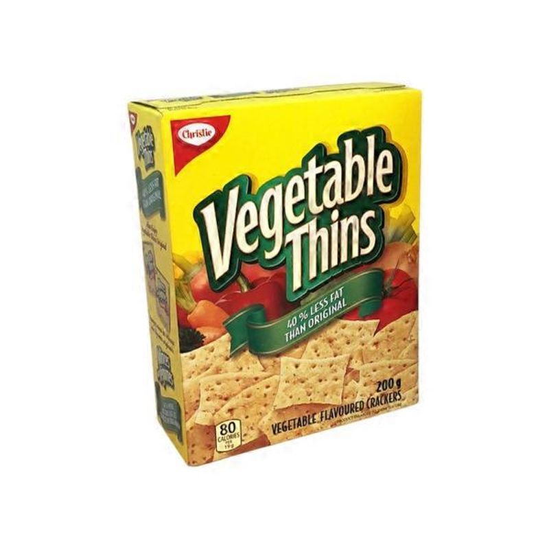 Low Fat Vegetable Thins Crackers (200 g) Instacart
