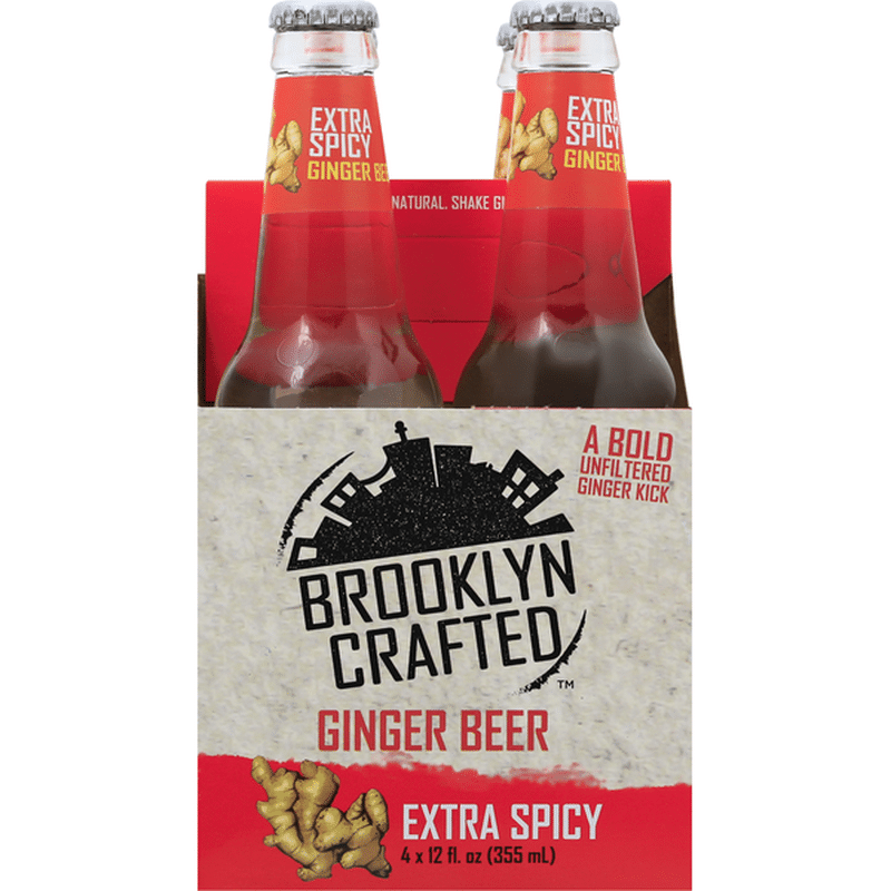 Brooklyn Crafted Ginger Beer, Extra Spicy (4 each) Instacart
