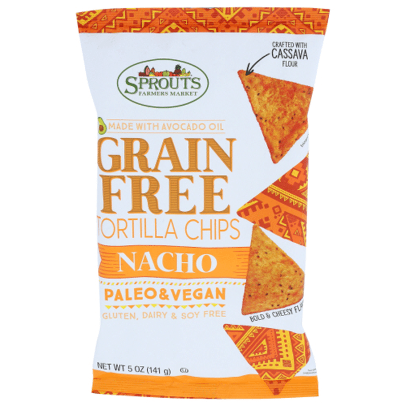 Sprouts Grain Free Nacho Tortilla Chips (5 oz) Instacart