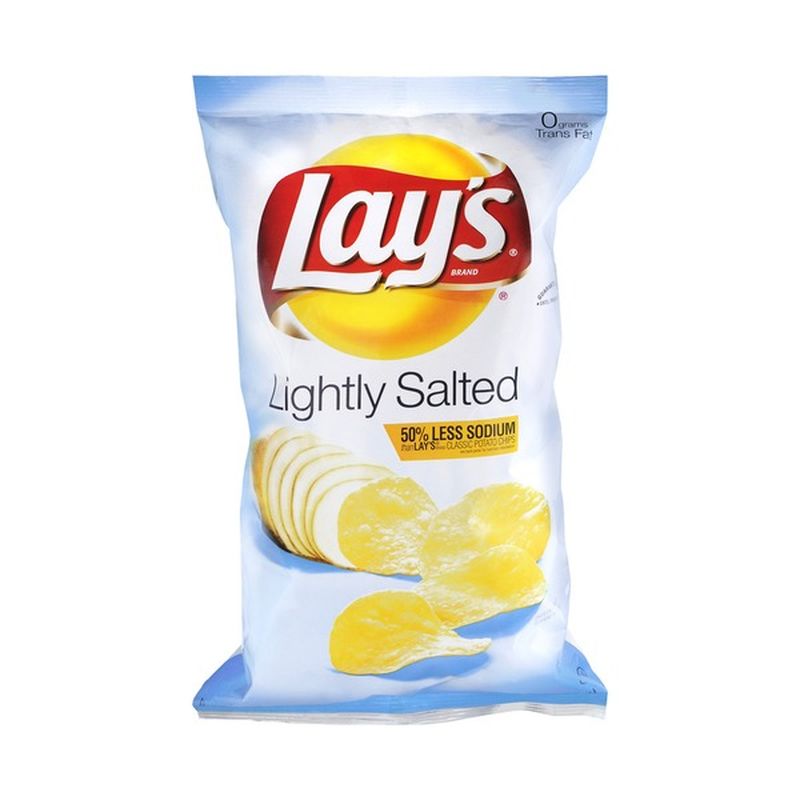 Lay's Lightly Salted Potato Chips (10 Oz) - Instacart