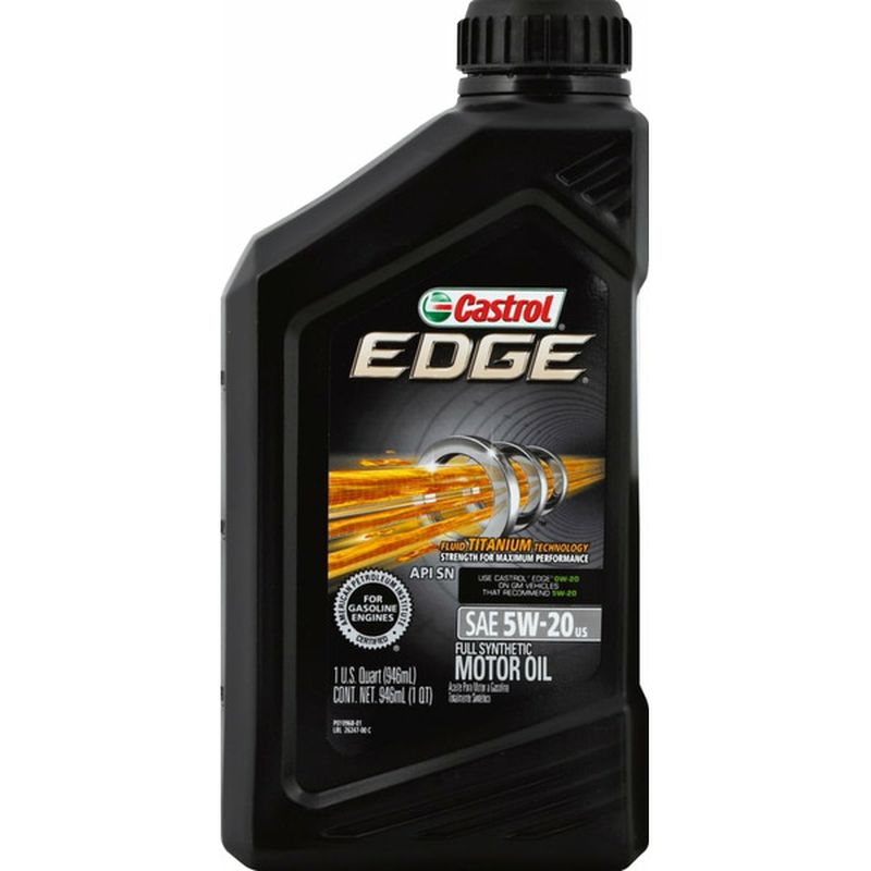 Castrol Edge 5W-20 Full Synthetic Motor Oil