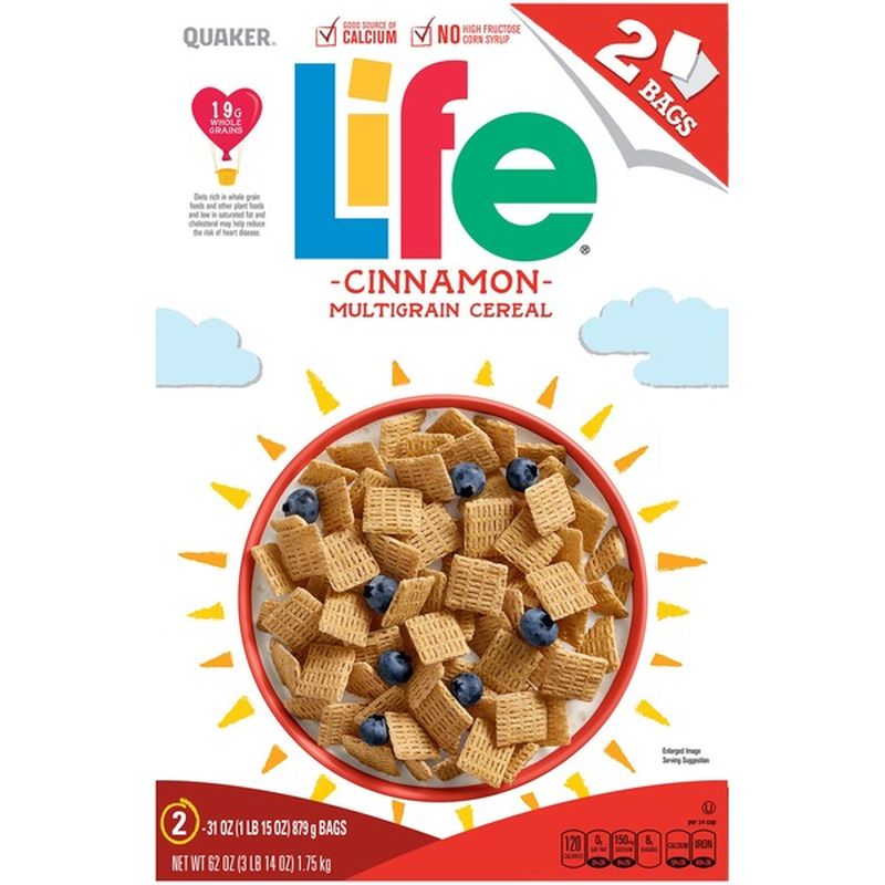 Quaker Cinnamon Multigrain Cereal (62 oz) Instacart