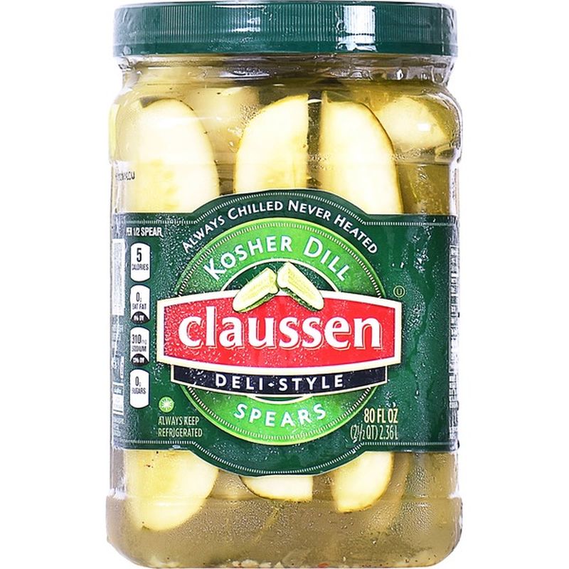 Claussen Deli Style Kosher Dill Spears (80 fl oz) from Costco Instacart