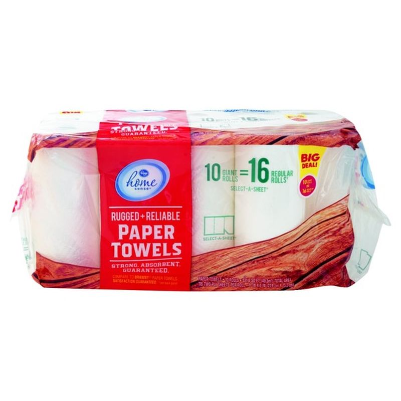 Kroger Home Sense Rugged & Reliable Paper Towels (each) from QFC