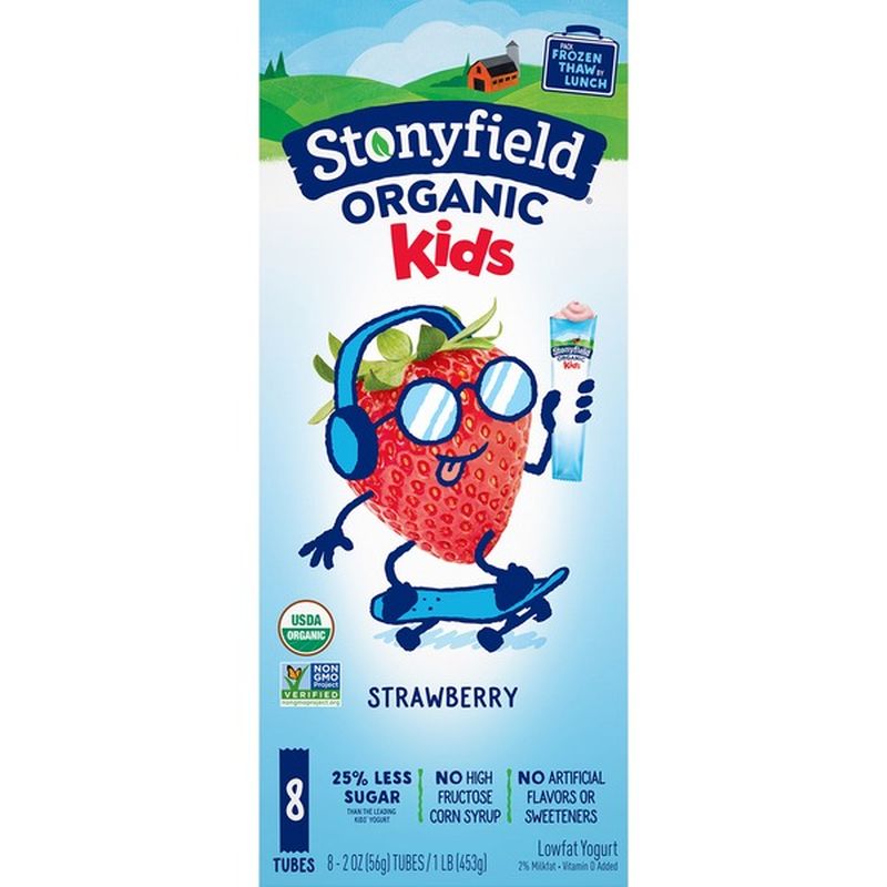 Stonyfield® Organic Organic Kids Strawberry Lowfat Yogurt