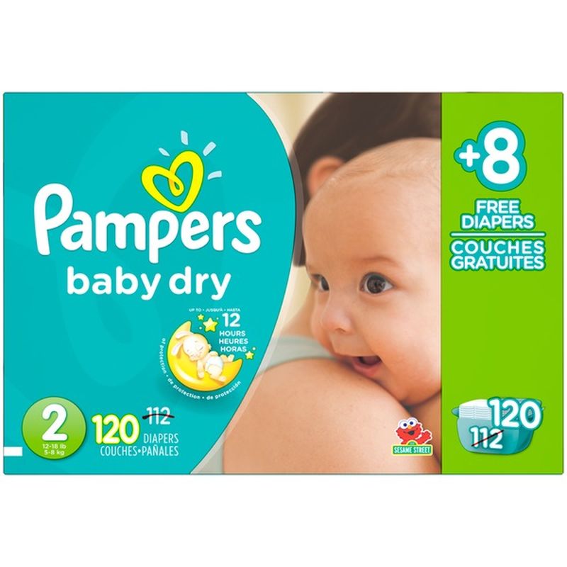 pampers baby dry 112