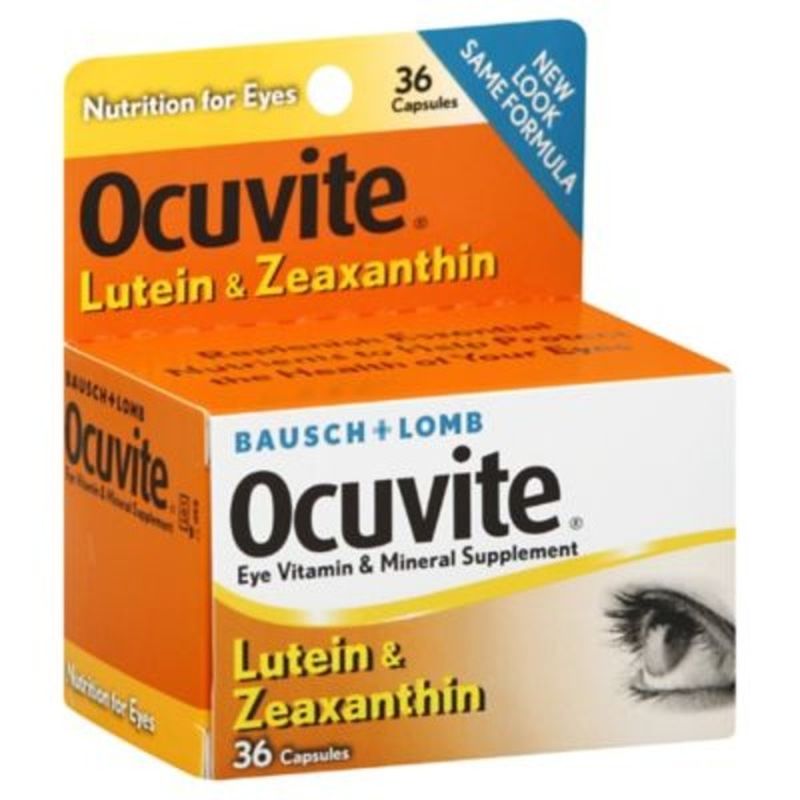 Ocuvite Capsules (36 ct) Instacart