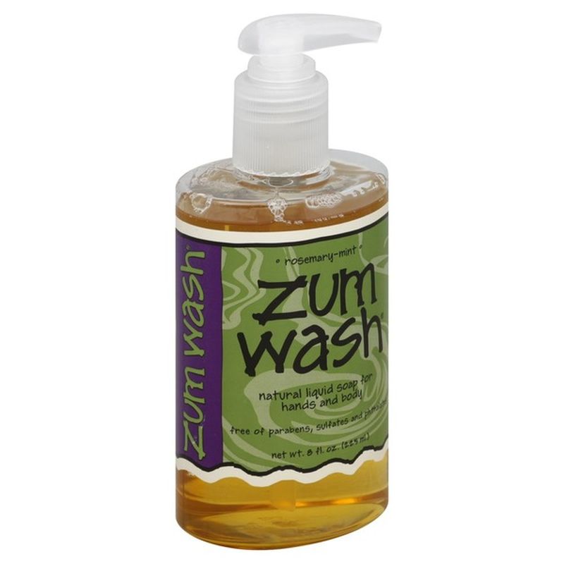 Zum Natural Liquid Soap, RosemaryMint (8 oz) Instacart