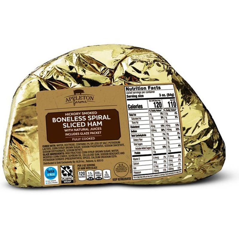 Appleton Farms Boneless Spiral Sliced Ham