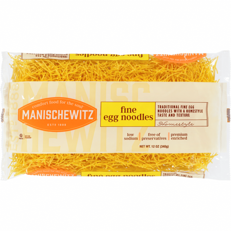 Manischewitz Egg Noodles, Homestyle, Fine (16 oz) - Instacart