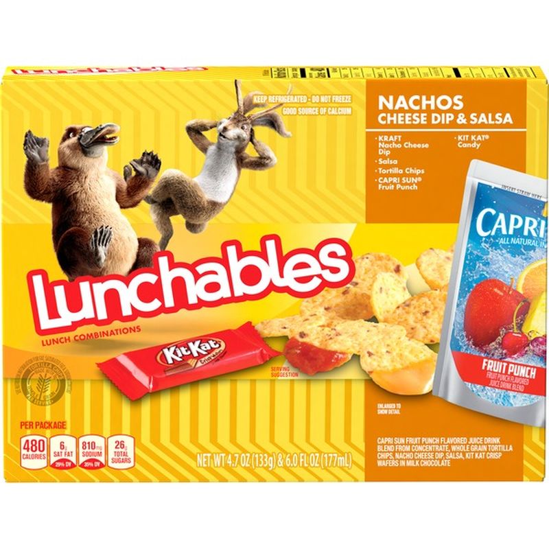 Oscar Mayer Lunchables Nachos with Cheese Dip and Salsa (1 ct) from Cub ...