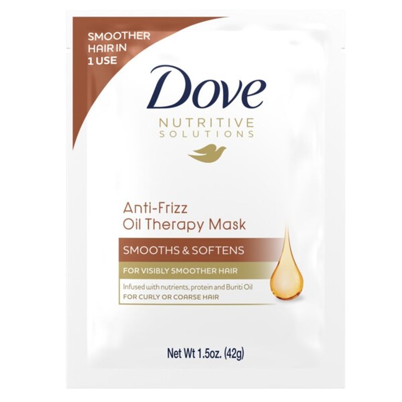 Dove Hair Mask Anti Frizz Oil Therapy 1 5 Oz Instacart