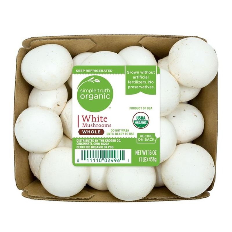 Simple Truth Organic Whole White Mushrooms