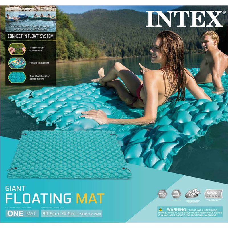 Intex 114" X 84" Giant Inflatable Floating Mat