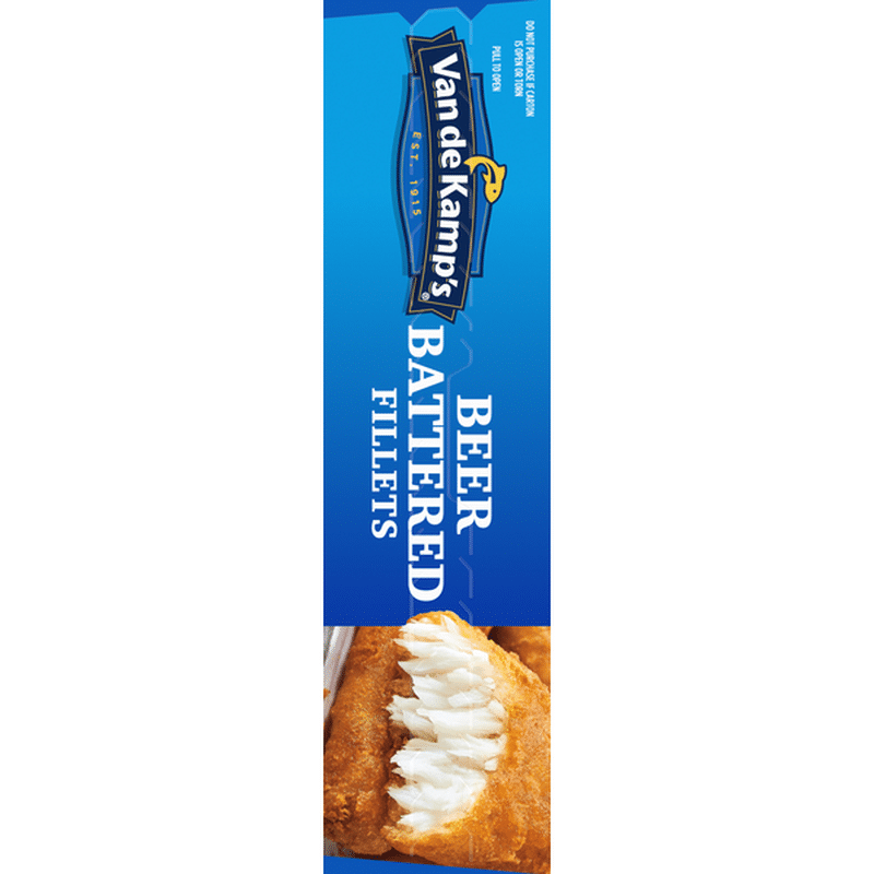 Van de Kamp's Fish Fillets, Beer Battered, 100 Whole (1.91 oz
