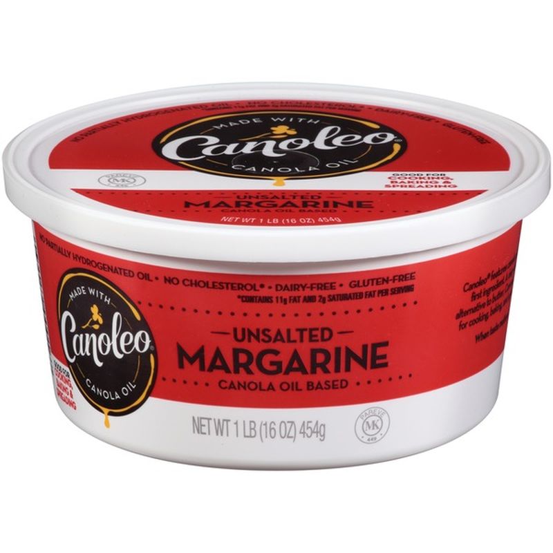 Canoleo Unsalted Canola Oil Based Margarine (16 oz) Instacart