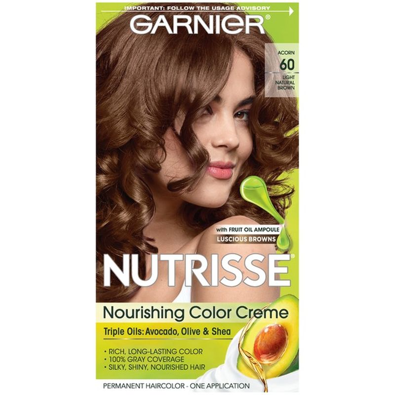 Nutrisse Permanent Haircolor, Light Natural Brown 60 (each) - Instacart