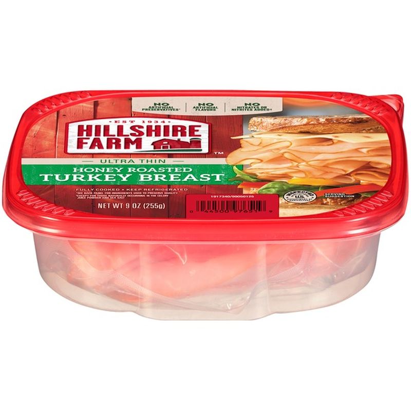 Hillshire Farm Ultra Thin Sliced Lunchmeat, Honey Roasted Turkey (9 Oz ...