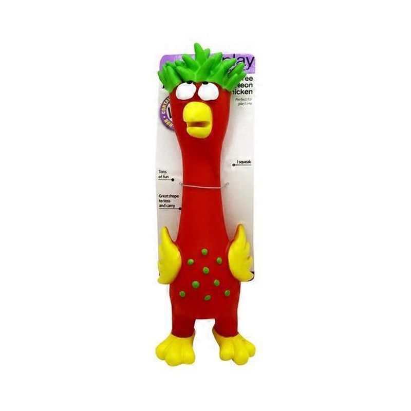 kooky chicken dog toy