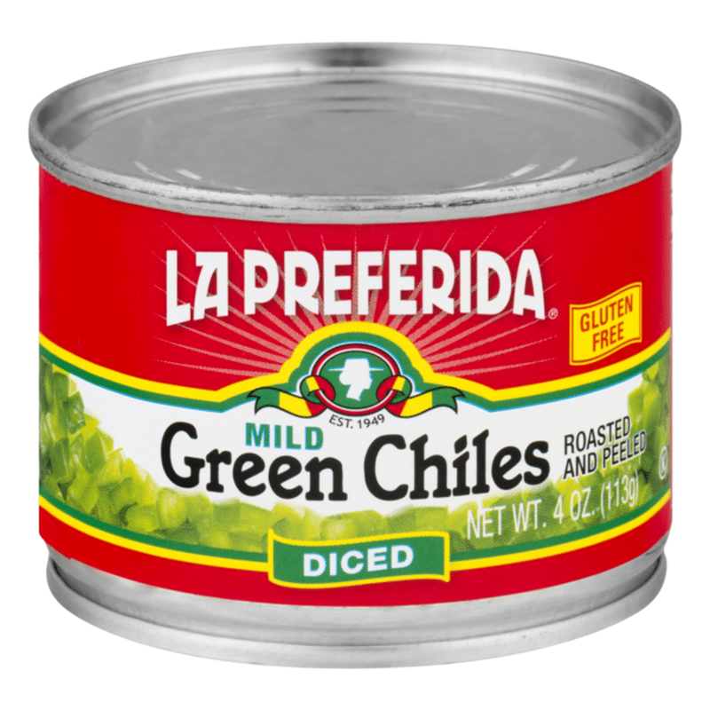 La Preferida Gluten Free Diced Green Chiles Mild
