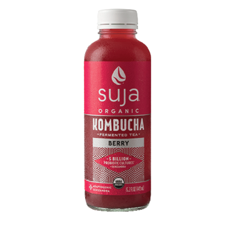Suja Organic Mixed Berries Kombucha (15.2 fl oz) from Sprouts Farmers Market Instacart
