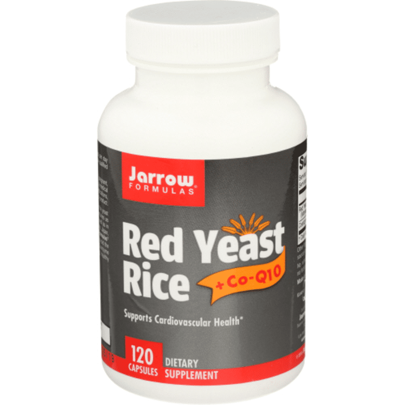 Jarrow Formulas Red Yeast Rice + CoQ10, Veggie Caps (120 each