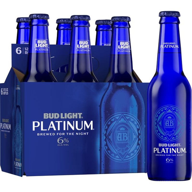 Bud Light Platinum Beer Bottles (12 fl oz) - Instacart