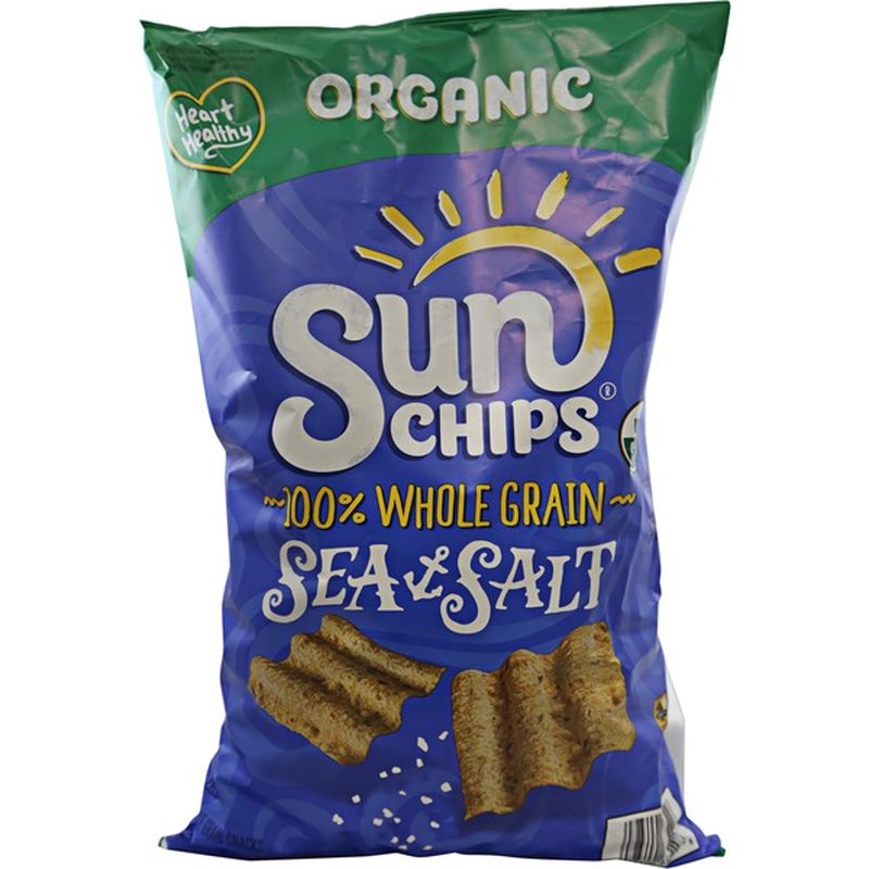 Sun Chips Organic Sea Salt Whole Grain Snacks (21 oz) Instacart