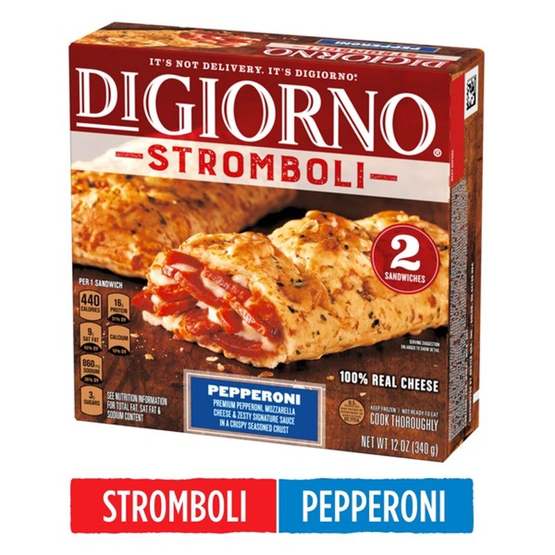 DiGiorno STROMBOLI Pepperoni Frozen Sandwich (12 oz) from Shaw 's