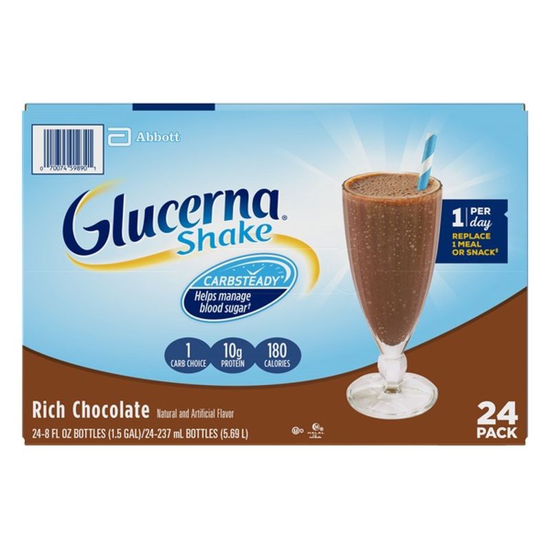 Glucerna Diabetes Nutritional Shake Rich Chocolate Ready To Drink