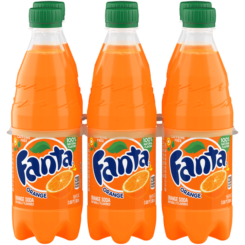 Fanta Orange Soda Fruit Flavored Soft Drink (16.9 oz) - Instacart