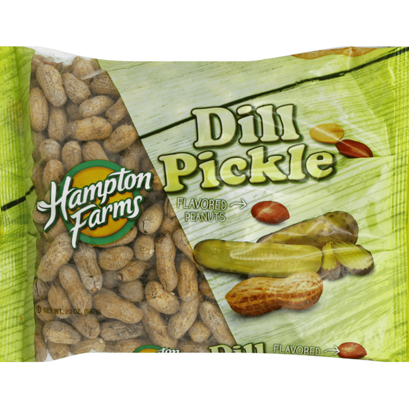 Hampton Farms Flavored Peanuts, Dill Pickle (20 oz) Delivery or Pickup