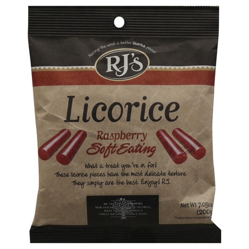 RJs Licorice, Raspberry, Soft Eating (7.05 oz) from Kroger Instacart