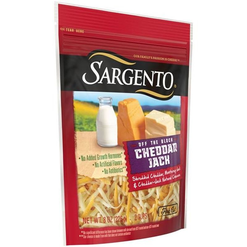 Sargento® Shredded Cheddar Jack Natural Cheese (8 oz) Instacart