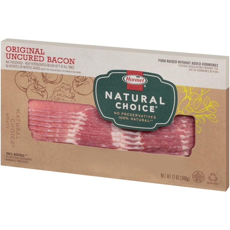 Hormel Original Uncured Bacon (12 Oz) - Instacart