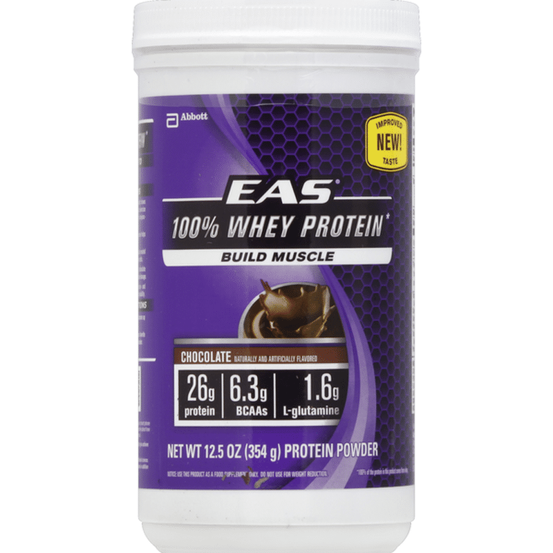 EAS Protein Powder, 100 Whey Protein, Chocolate (12.5 oz) Instacart